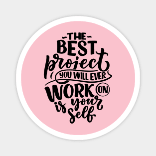 Inspirational quote Magnet